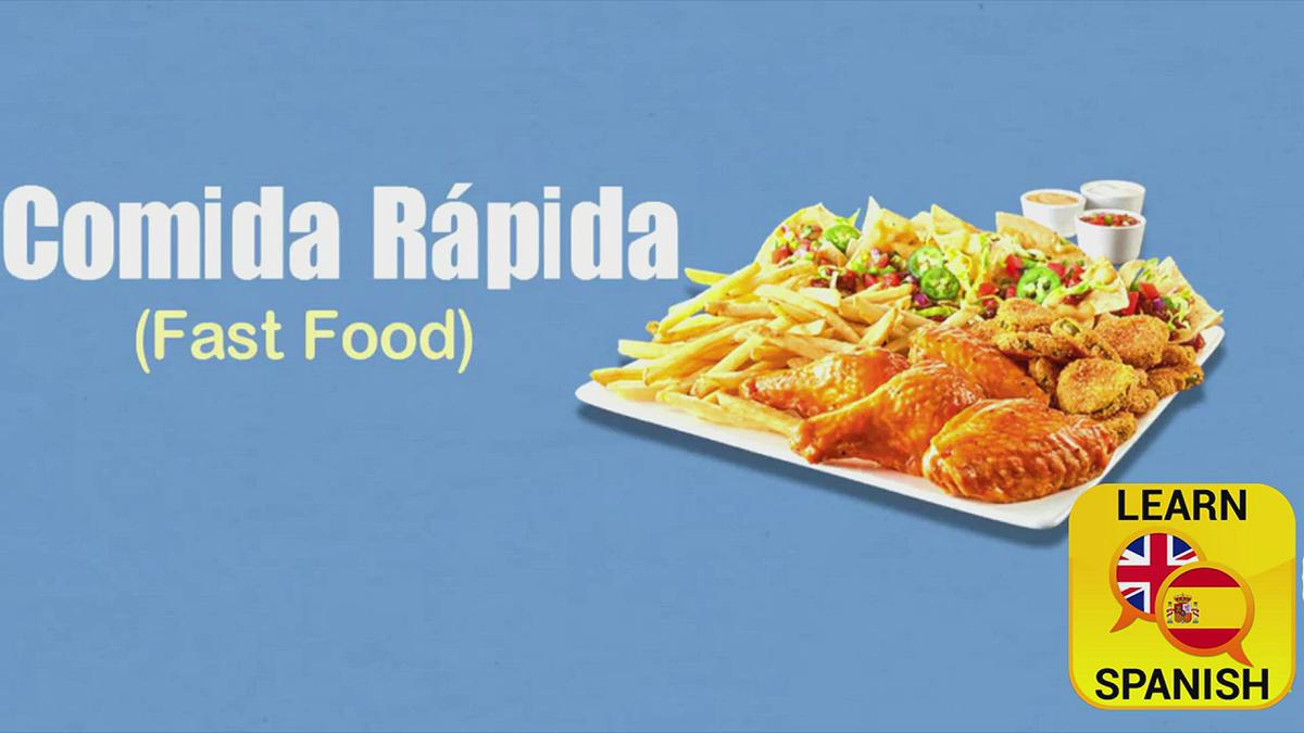 'Video thumbnail for Fast Food in Spanish'