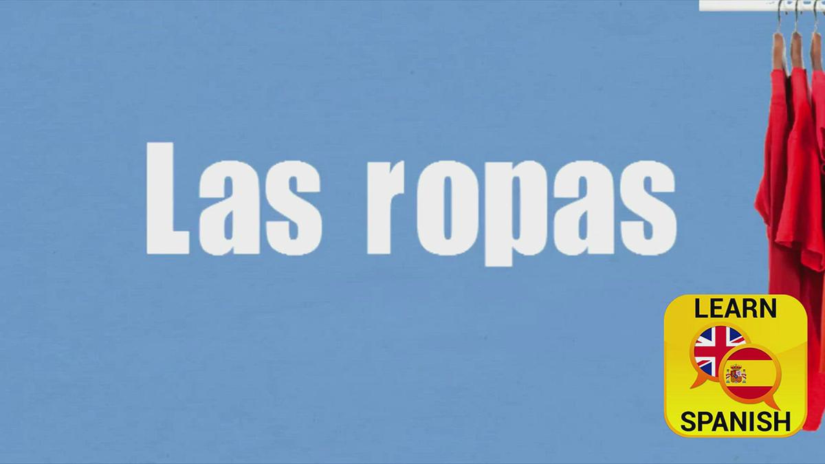 'Video thumbnail for Clothes in Spanish'