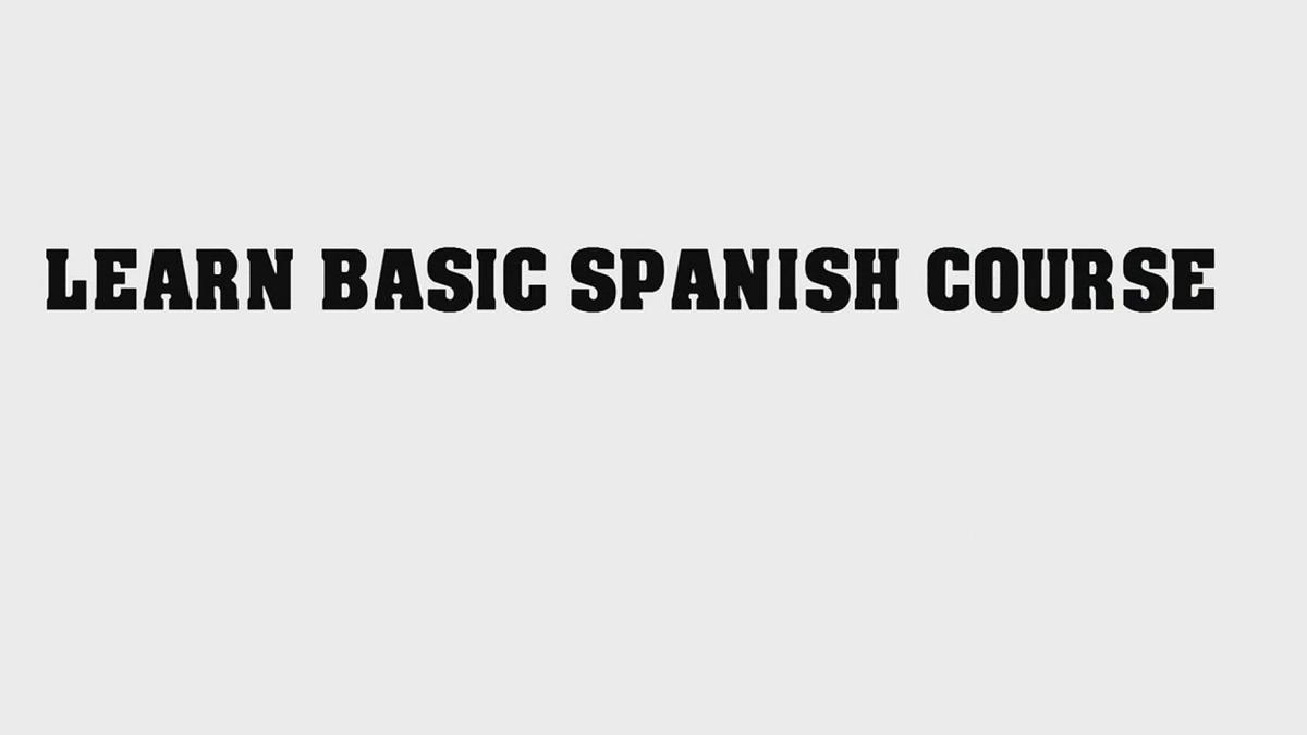'Video thumbnail for Good morning in Spanish'