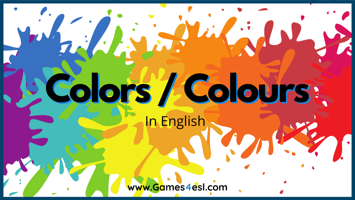 'Video thumbnail for Color Names In English'