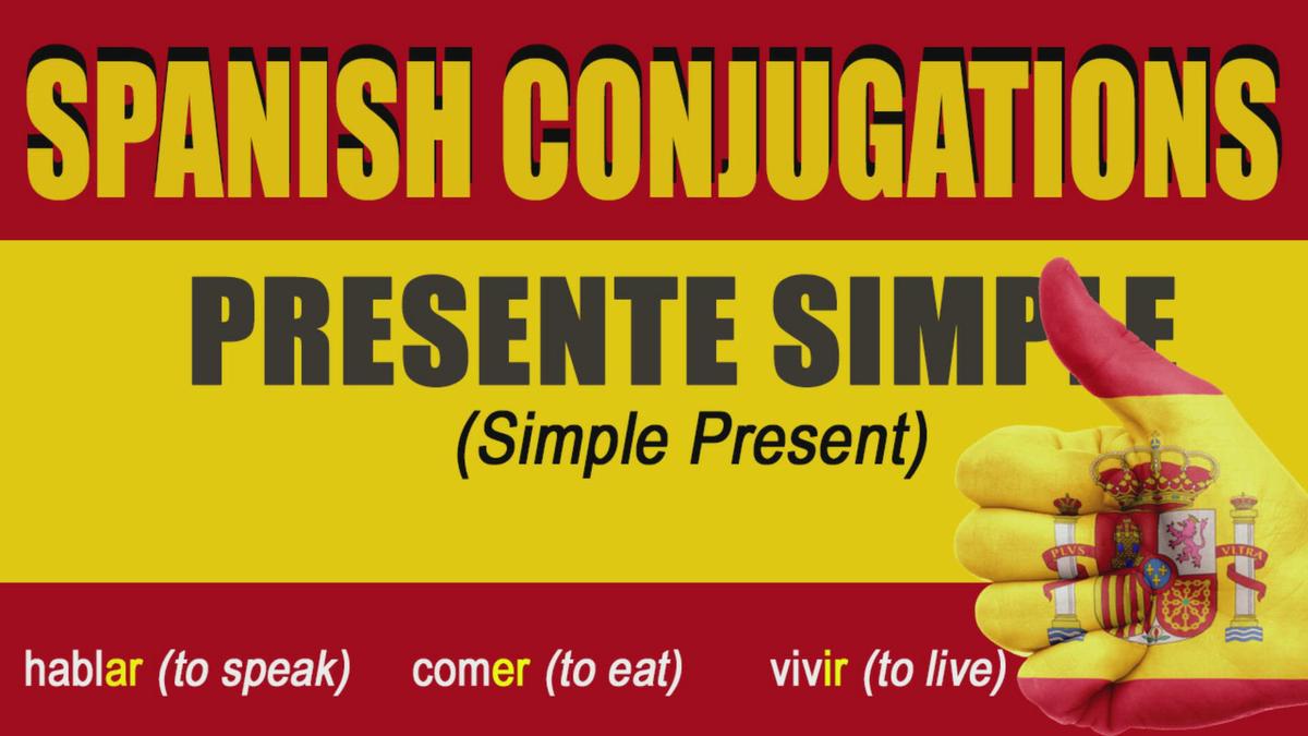 'Video thumbnail for Simple Present in Spanish '