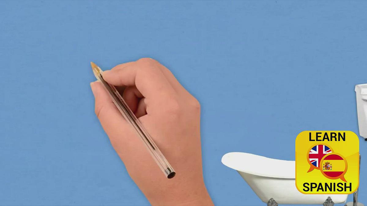 'Video thumbnail for Bathroom in Spanish'