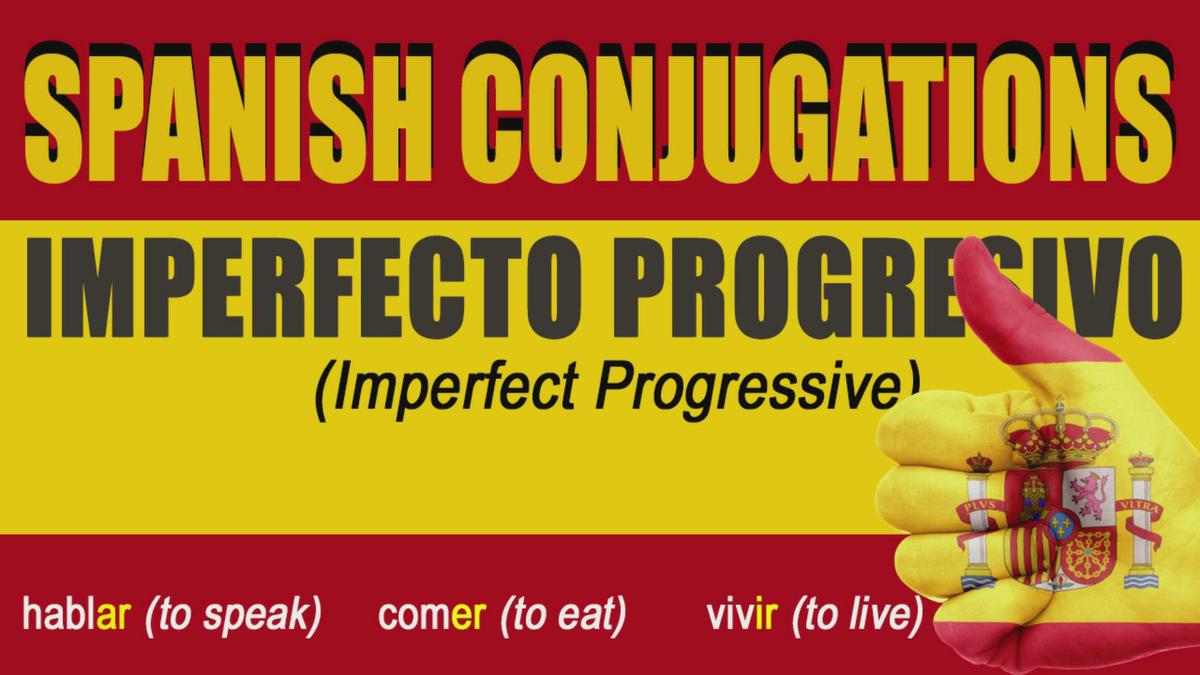'Video thumbnail for Imperfect Progressive in Spanish'