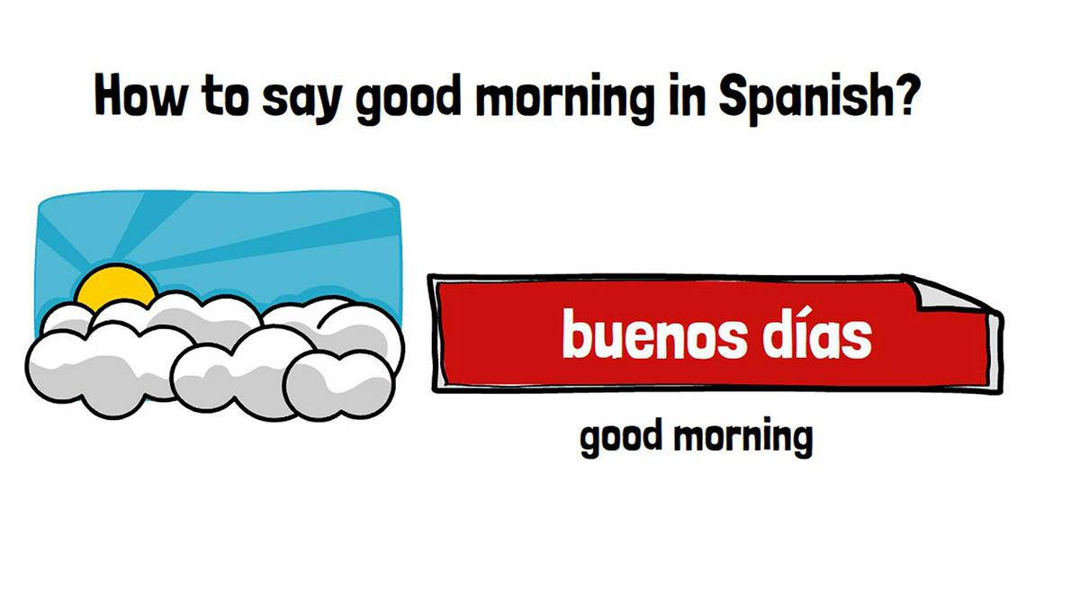 'Video thumbnail for Good morning in Spanish'