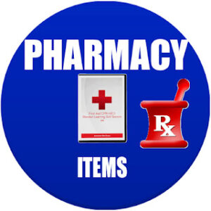 pharmacy items in Spanish