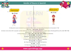 What are common gender nouns in Spanish?