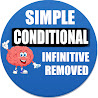 simple conditional infinitive removed in Spanish