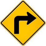 right turn ahead in spanish