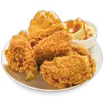 fried chicken fast food in spanish