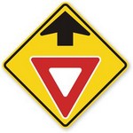 yield ahead in spanish