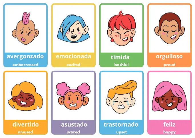 moods and feelings in Spanish