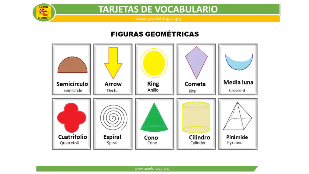 shapes flashcards printable