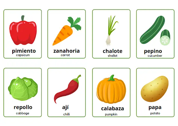 green Spanish vegetables