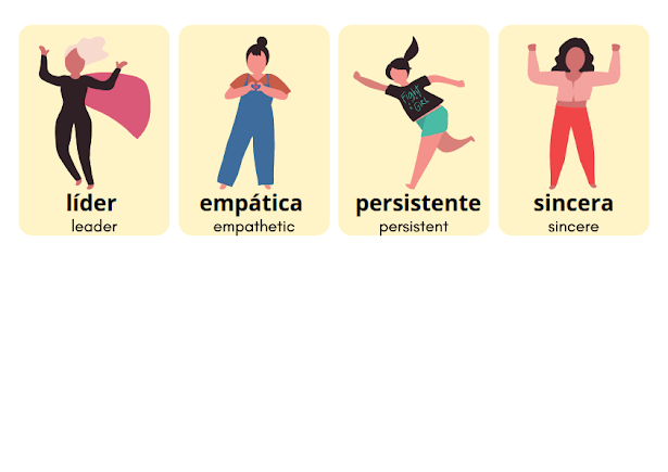 adjectives in Spanish to describe yourself