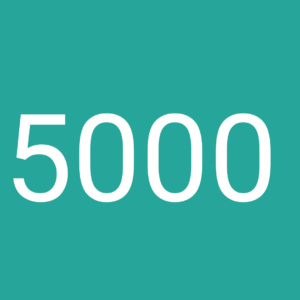 5000 in Spanish