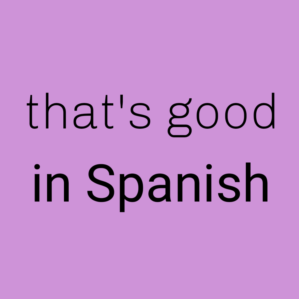 How Do You Say I M Not Good In Spanish