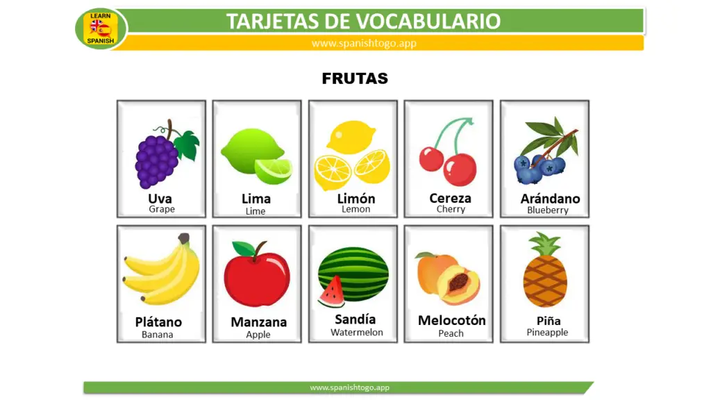 fruit salad in spanish
