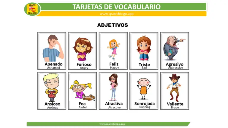 adjectives-flashcards-translation-spanishtogo