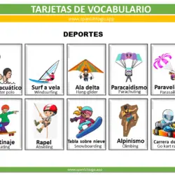 Activities Vocabulary