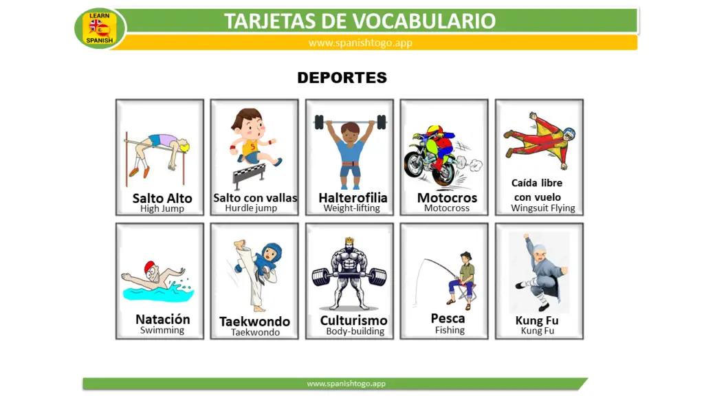 sports in Spanish