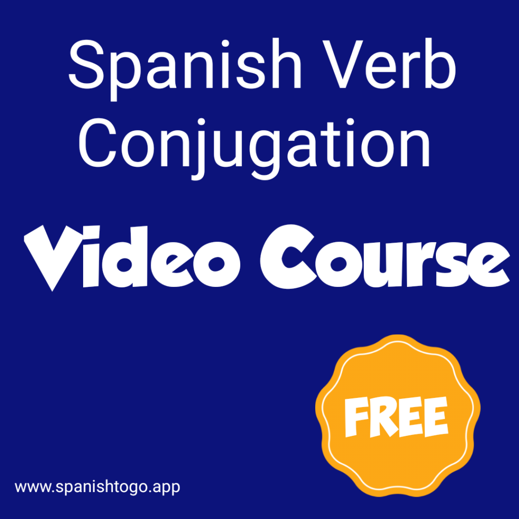 Spanish Video Conjugation Course