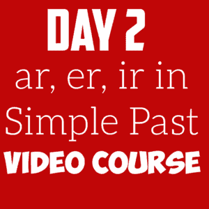 Read more about the article Simple Past – Spanish Verb Conjugation (Video)