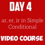 Simple Conditional- Spanish Verb Conjugation.