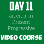 Present Progressive - Spanish Verb Conjugation (Video)