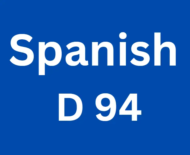 Spanish D 94